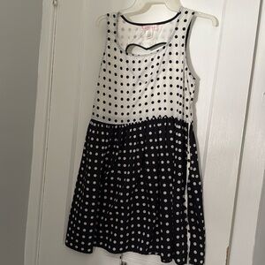 Polka dot heart dress